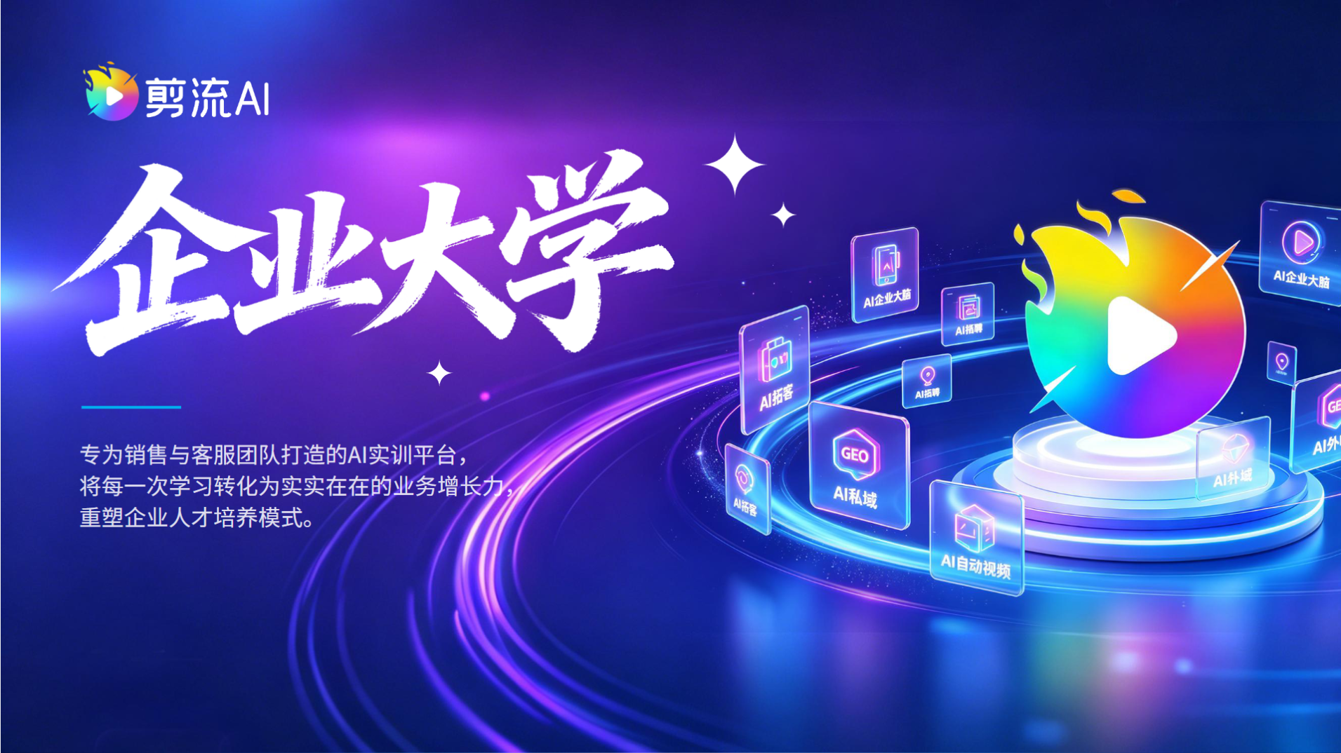 剪流企业大学产品展示